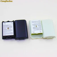 200pcs game battery case for xbox 360 wireless controller rechargeable battery cover for xbox 360 w sticker accessories