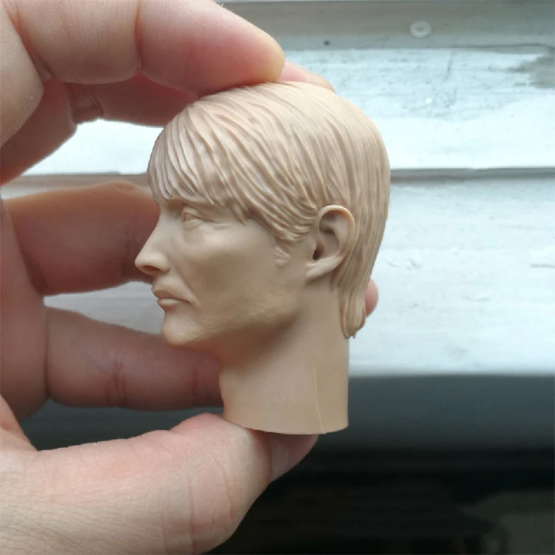 1/6 Mads Mikkelsen Неокрашенная головка для 12 &quotфигуры тела инструменты