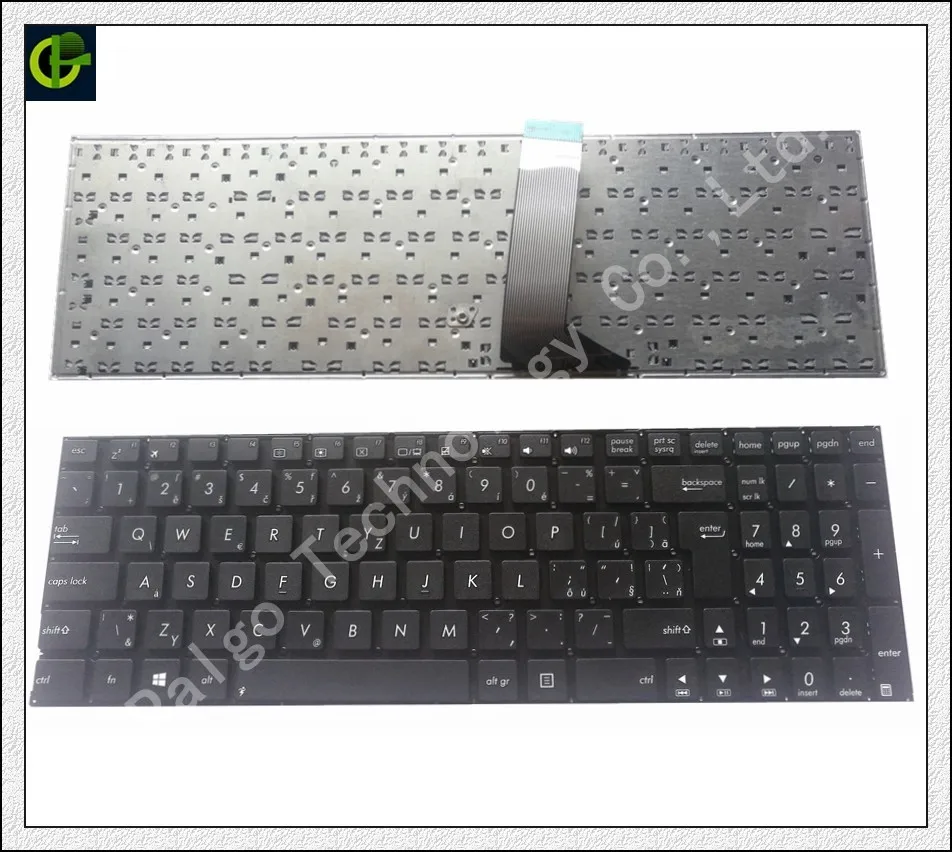 Чешская клавиатура для ASUS X554 X503M Y583L F555 W519L A555 K555l A553 A553M A553MA D553M D553MA X503MA CZ Подходит