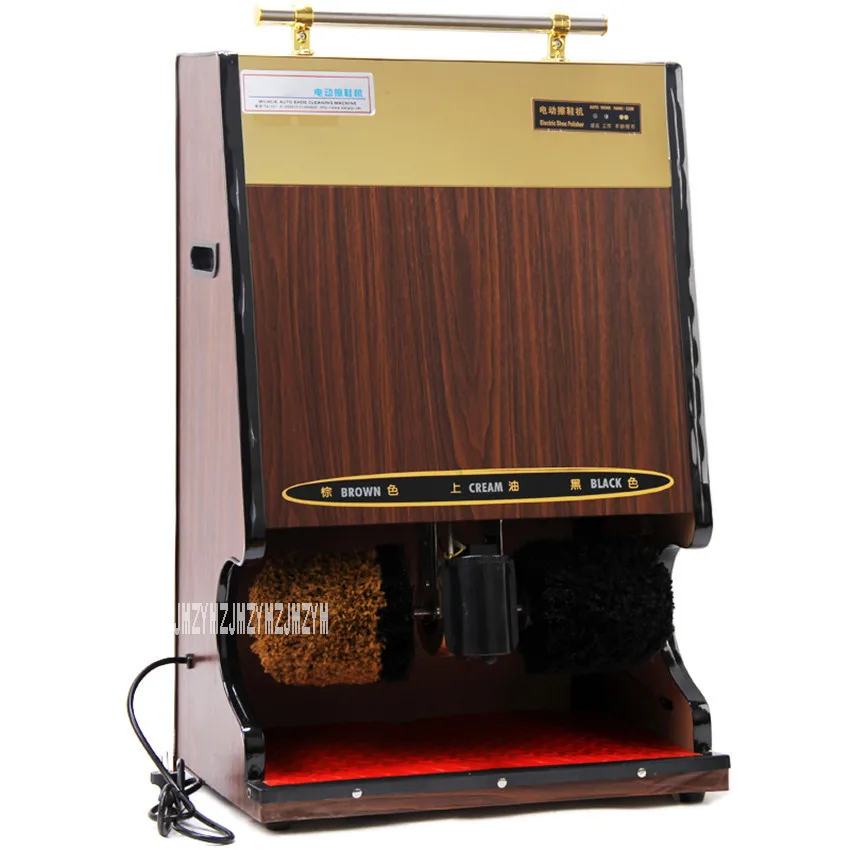 D half hemming YK-D52 Полностью Автоматическая Индукционная машинка для чистки обуви для мужчин и женщин, набор для чистки кожаной обуви, набор для чистки обуви, электрический прибор для чистки обуви - Цвет: D half hemming