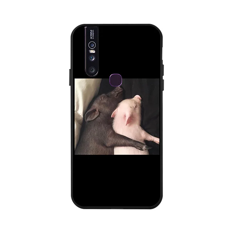 Ojeleye, модный черный силиконовый чехол для Vivo V15, чехол s, противоударный чехол для телефона Vivo V15 Pro iQOO X27 V11 Y91 Y81 Y81i, чехол - Цвет: X013