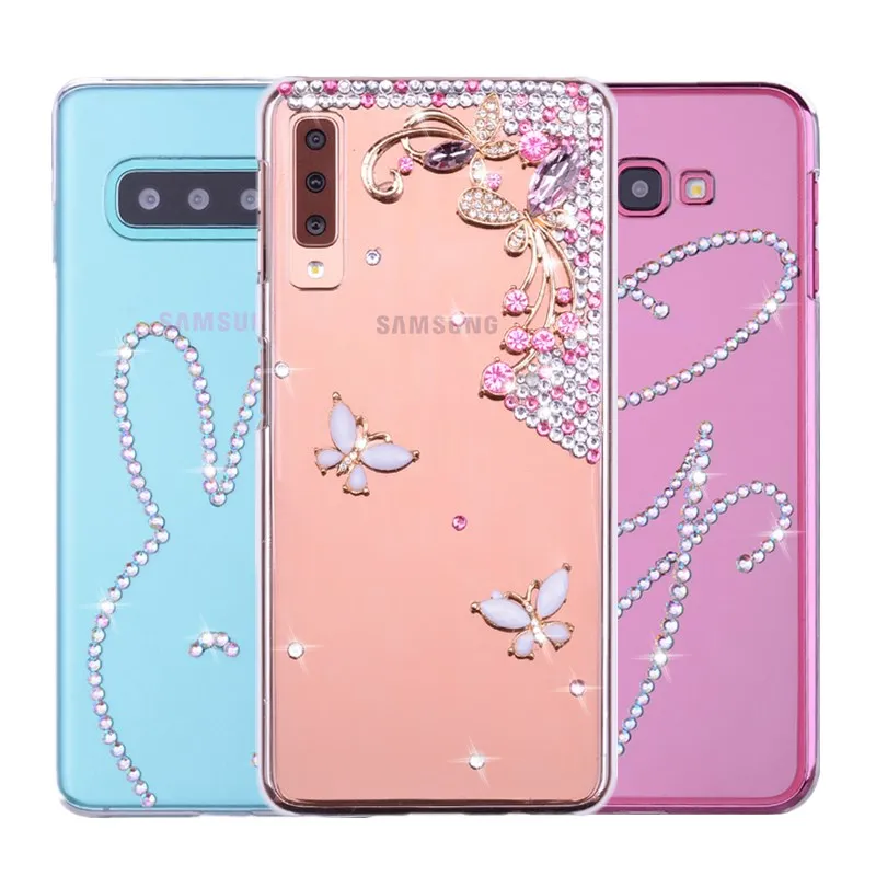 Чехол с кристаллами и бриллиантами для Samsung Galaxy S10E S10 Plus Note 8 9 A3 A5 A7 2016 J3 J5 J7 NEO 2017 A6 A8