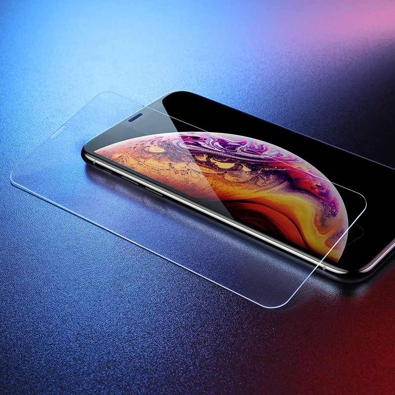 Защита экрана Baseus для iPhone Xs Max XR стекло мм закаленное 9h Тонкий 0 3 X защитное