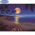 Алмазная вышивка сделай сам побережье закат картина из страз вышивка крестиком мозаичный узор квадратные Стразы ландшафт домашний декор