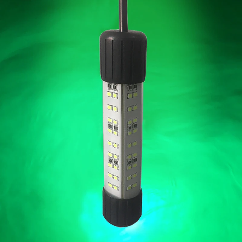 12В 30 Вт 48 шт SMD LED зеленый подводный погружной ночник для рыбалки лампа поиска рыбы
