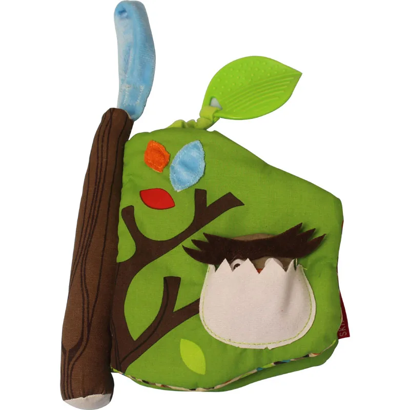 Книга для детей Treetop с совами мягкая развивающая игрушка тканевая книга