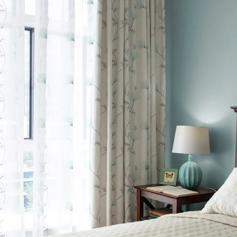 2018 Новое поступление Cortinas Dormitorio и конопли Гостиная Спальня пользовательские