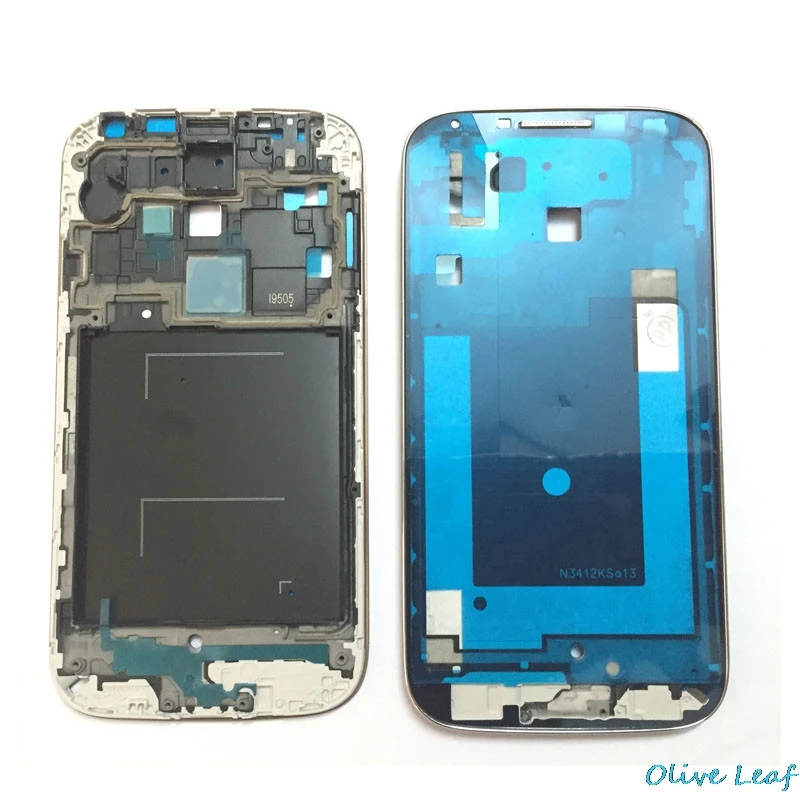 Новый корпус передней рамы для Samsung Galaxy S4 i9500 i9505 i337 Передняя пластина чехол рамка