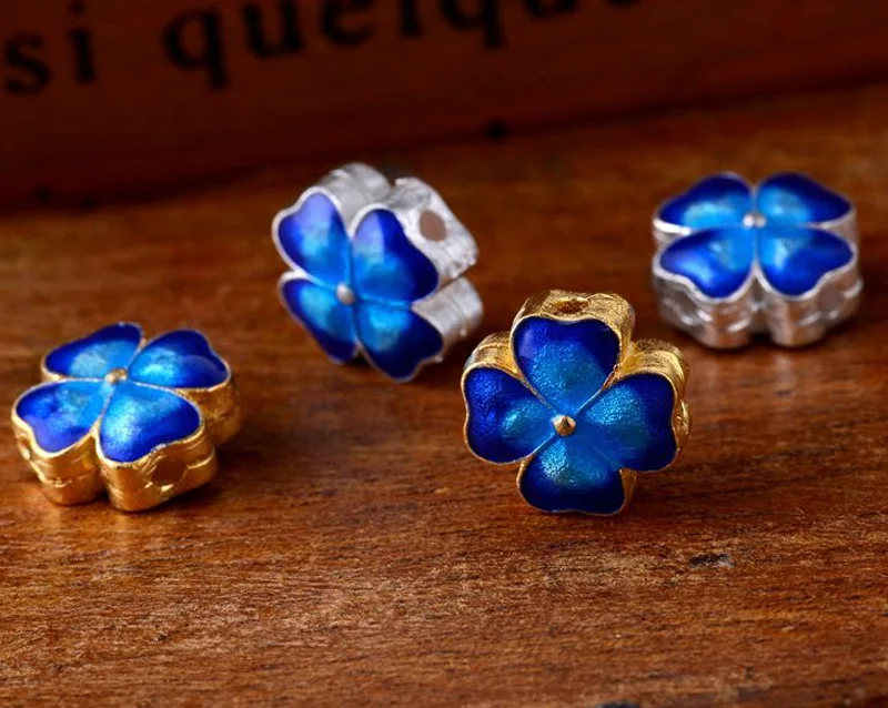 5 шт. бусины-разделители для браслета серебристого и золотистого цвета |