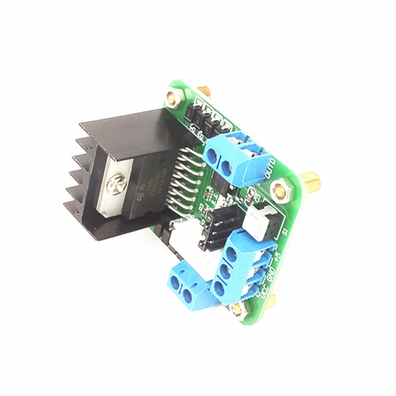 Плата драйвера двигателя L298N зеленая плата модуль шагового для робота умного