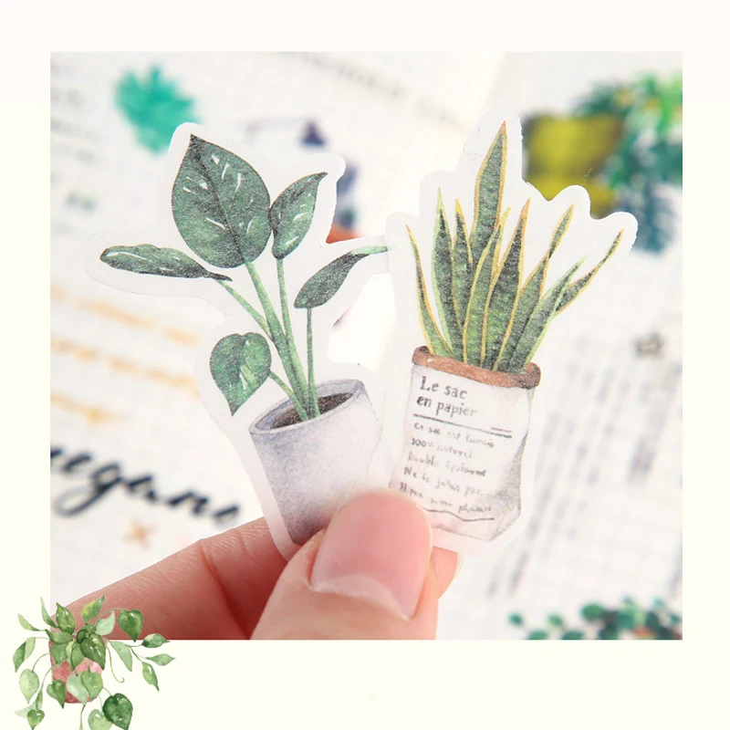 40 шт./пакет листья фруктовая наклейка фотоальбом Бумага васи Наклейки Скрап