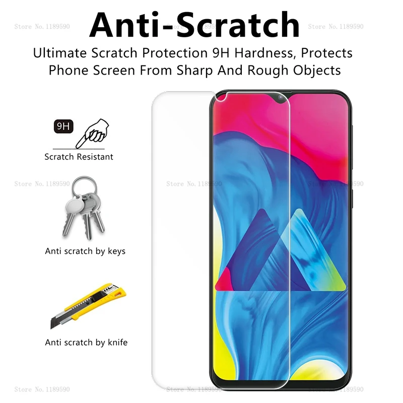 Защитное стекло для Samsung Galaxy A50 A30 2019 защита экрана закаленное M10 M20 M30 A10 A40 A60 A70 A90