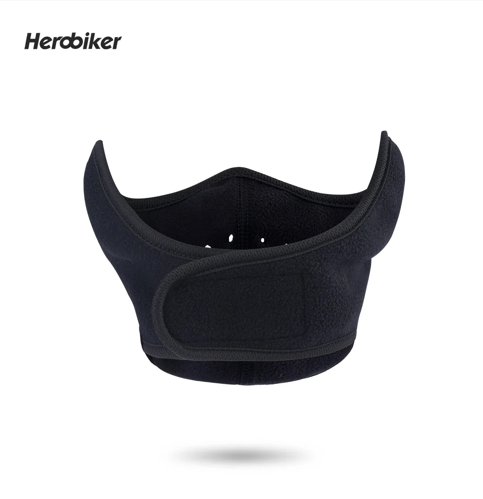 HEROBIKER мотоциклетная маска ветрозащитная мотоциклетная велосипедная маска мотоциклетная теплая маска для лица черная Балаклава