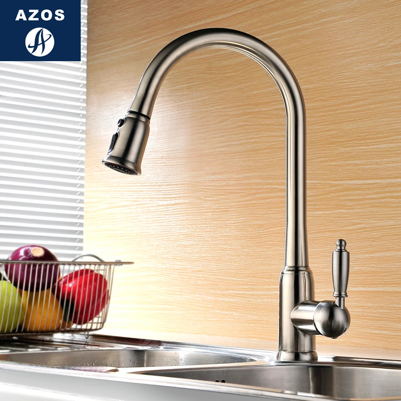 Смесители для кухонной раковины 4 дизайна белый фарфор Черная Нержавеющая Сталь