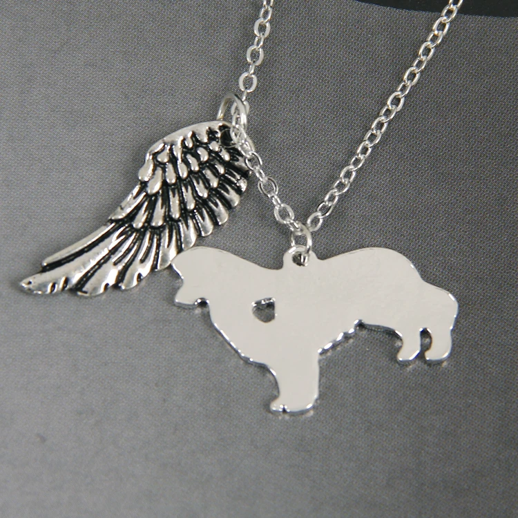 Подвеска в виде собаки с рисунком животного|necklaces & pendants|dog loversborder collie |