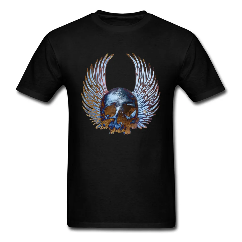 Мужская футболка с коротким рукавом круглым вырезом и принтом черепа|shirt 3d|custom