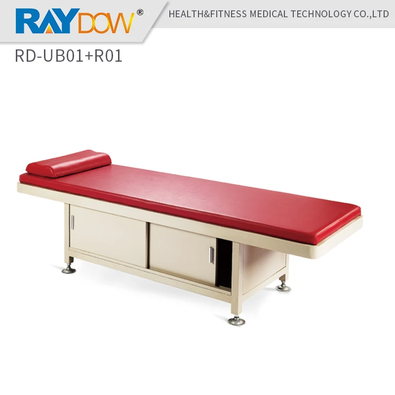 RD-UB01+R01 Raydow checking exaimation assistant stainless steel spa salon massage table bed with storage drawer cabinet | Мебель