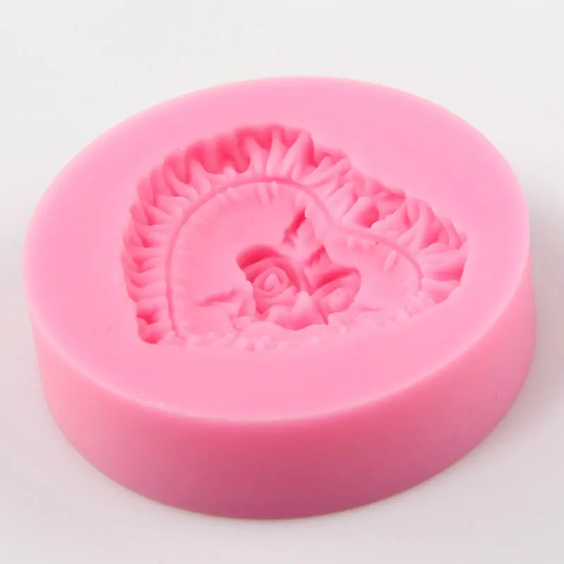 Love силиконовая форма-сердце Chocolate сахарные конфеты Mold инструменты для украшения