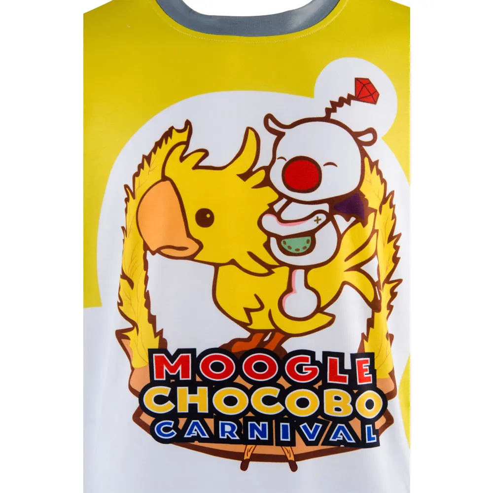 Мужская футболка с коротким рукавом FF15 надписью Moogle Chocobo FF XV Noctis Lucis Caelum