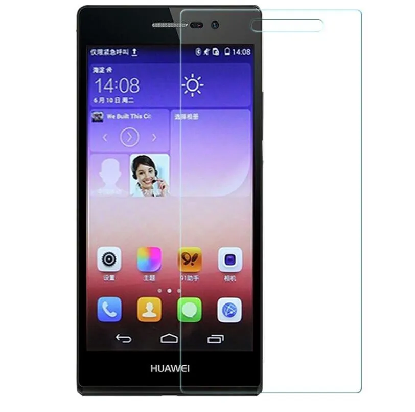 Tempered Glass Screen Protector for Huawei y6 y5 y3 ii 2017 y5c y3c Y7 Prime Y9 2018 HD Clear Glossy Anti-glare+Cleaning Kit |