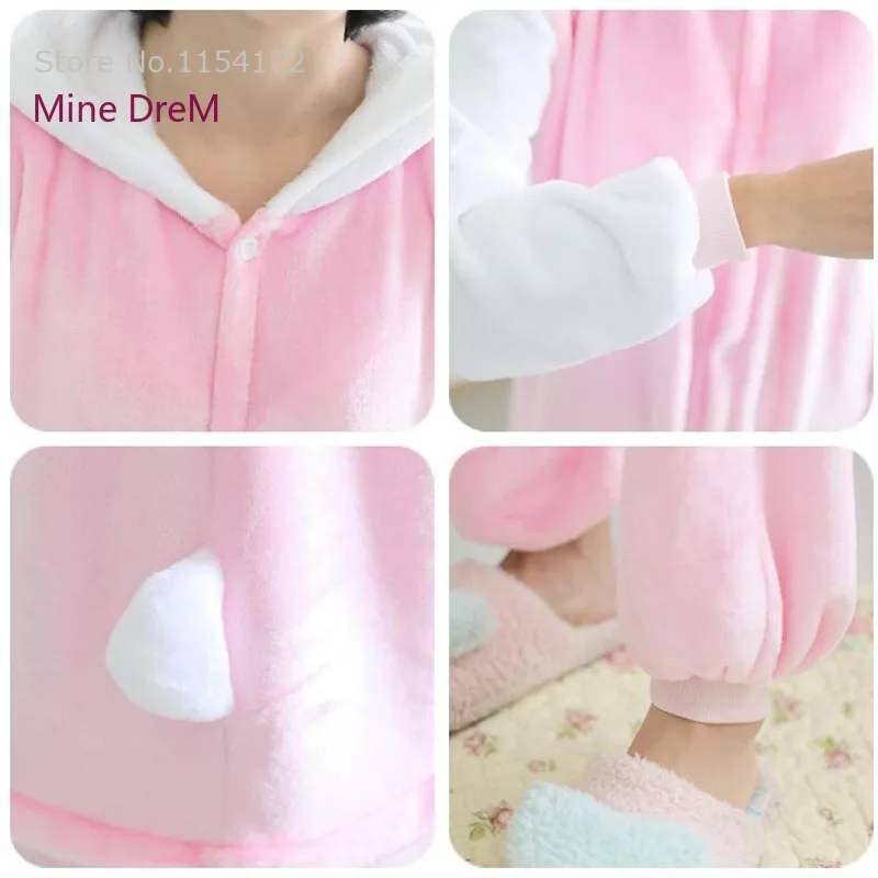 Kigurumi Hello kitty Косплей комбинезоны пижамы мультфильм животных Костюм взрослые