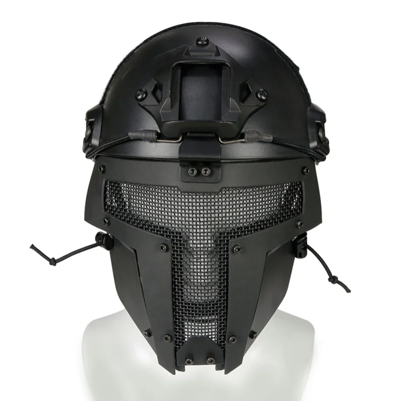 Полнолицевая тактическая велосипедная маска нового типа страйкбола SPT Mesh Sparta combat