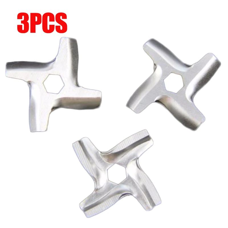 3Pcs Mincer Blades Accessories Replacement For Moulinex HV2 HV3 HV4 HV6 HV8 |