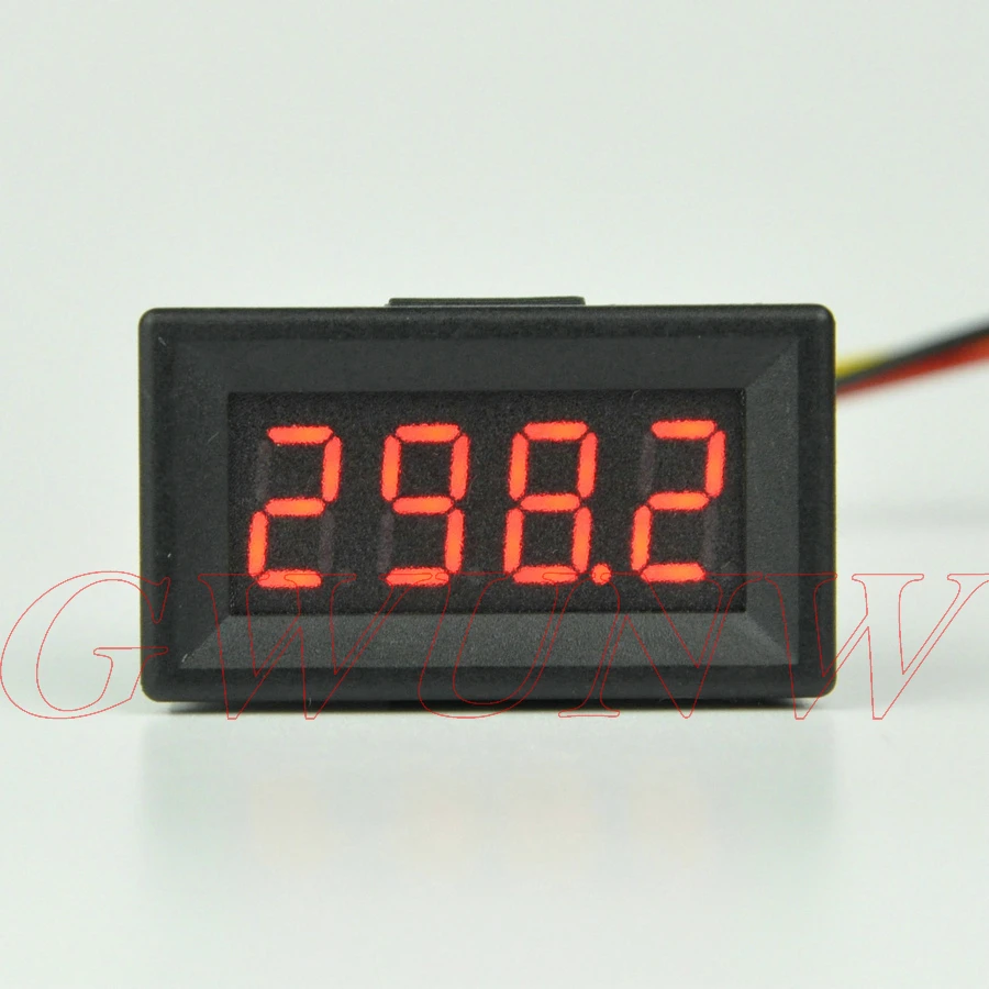 GWUNW BY436VK1 DC 0 300 в (300 В) 4 битный 36 дюймовый цифровой вольтметр панельный измеритель