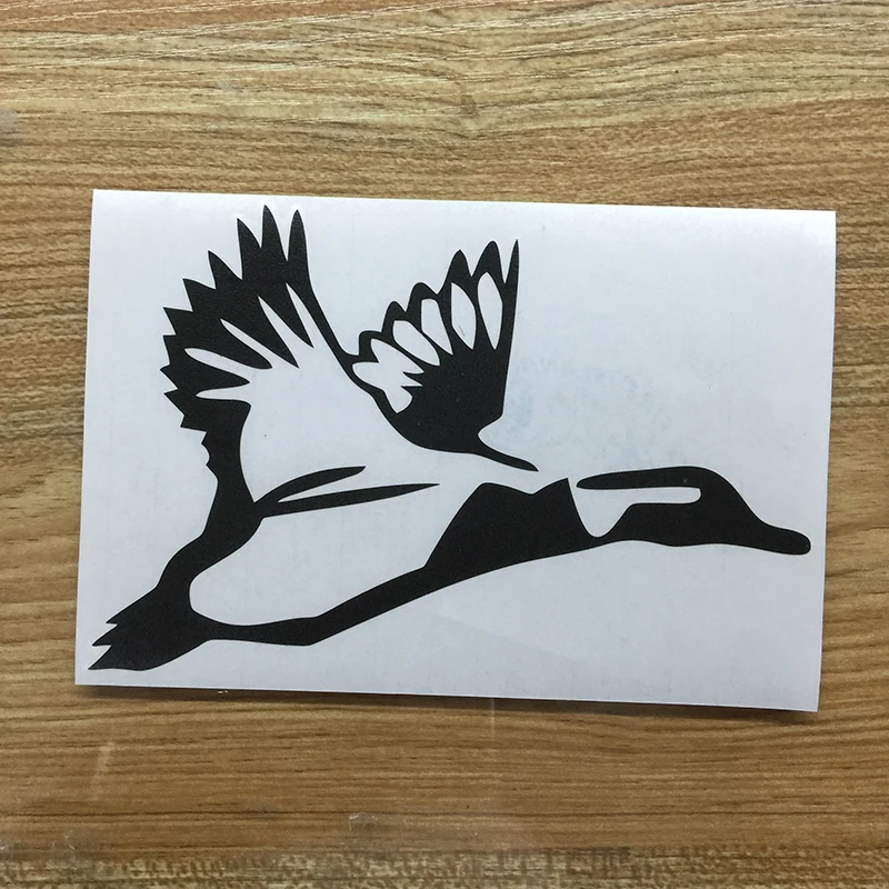 Автомобильный Стайлинг мультфильм полетит гуся забавная наклейка для