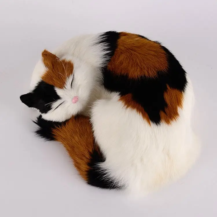 Красочная модель спящего кота Реалистичная креативная Кота в подарок 25x20x11