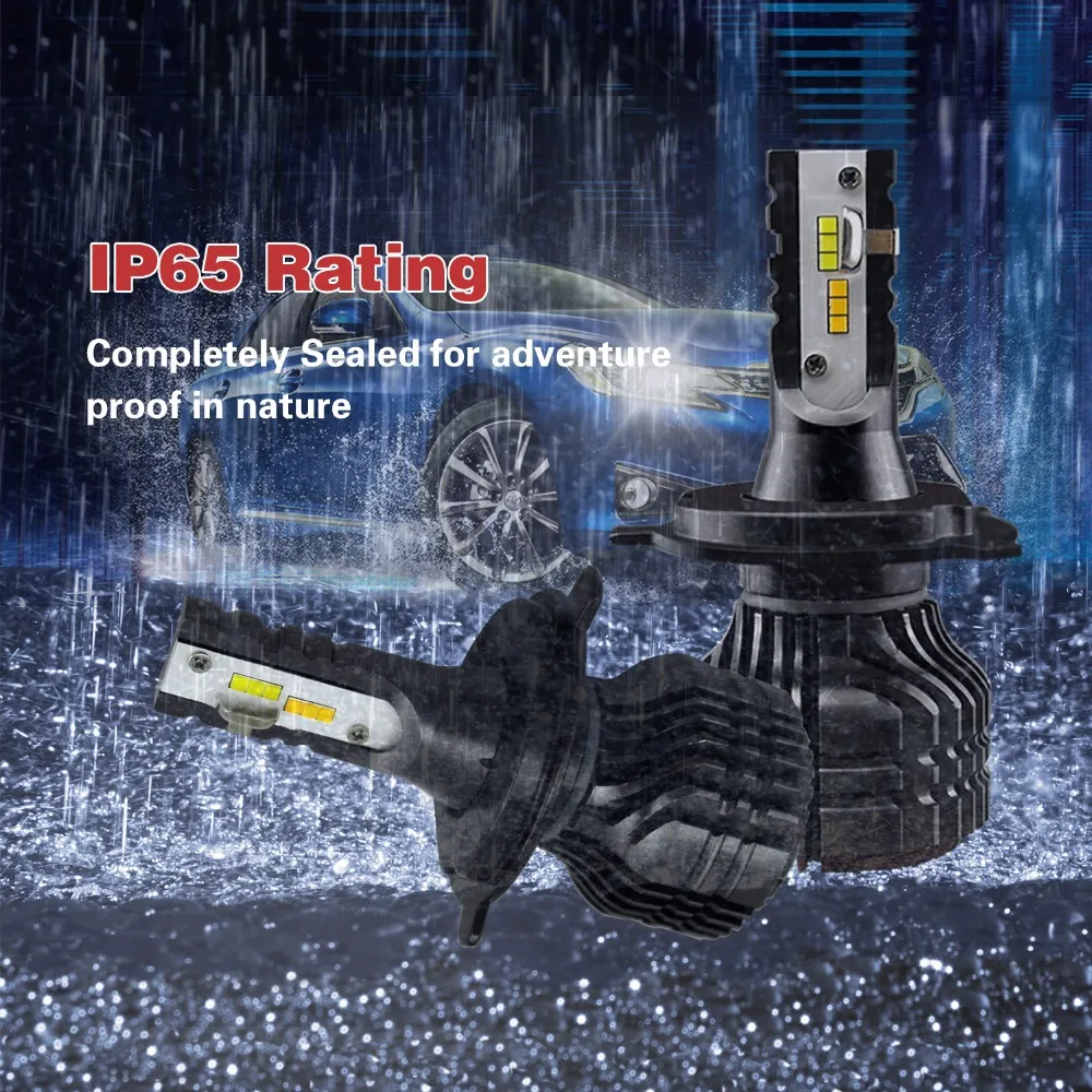 

GEETANS 2pcs H7 H4 LED Dual Color Car Headlight H8 H9 H11 9005 9006 3000K 6500K Auto Bulbs Headlamps Universal For All Car BB