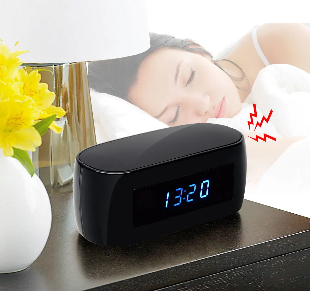 Volemer новый HD 1080P настольные часы с камерой мини камера wifi беспроводная P2P IP s