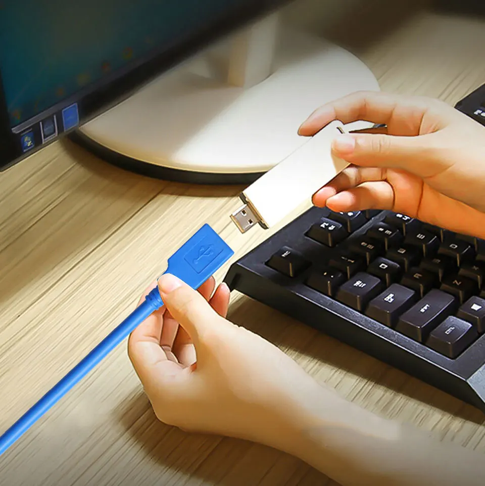 1 м, 1,5 м, 3 м, 3,0 Высокоскоростной USB кабель-удлинитель для передачи данных «Папа-мама», кабель-удлинитель для зарядки для ноутбука, компьютера, жесткого диска
