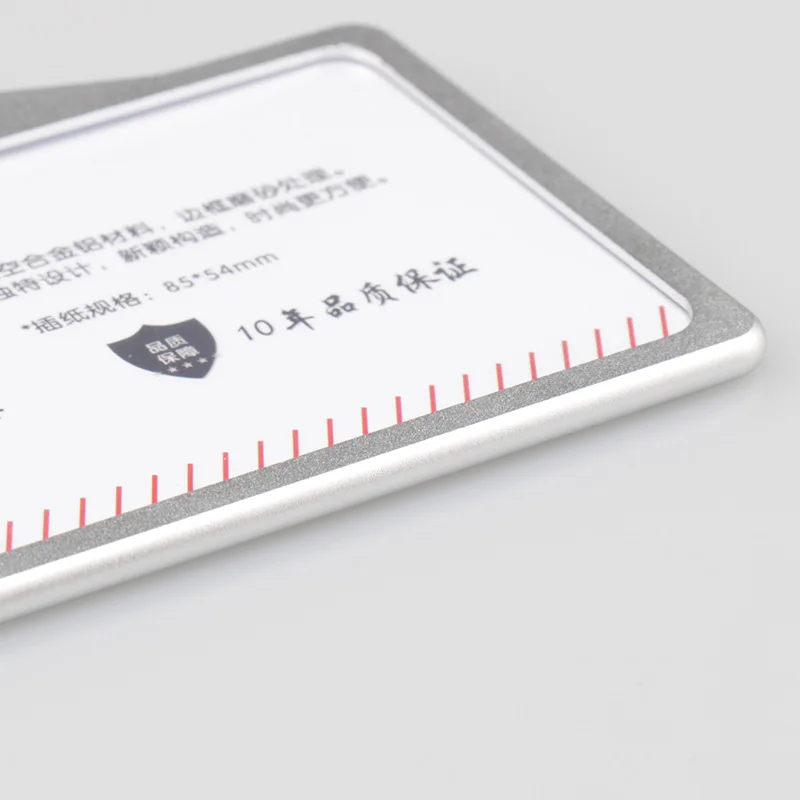 Средний новый модный металлический Выставочный бизнес визитная карточка для