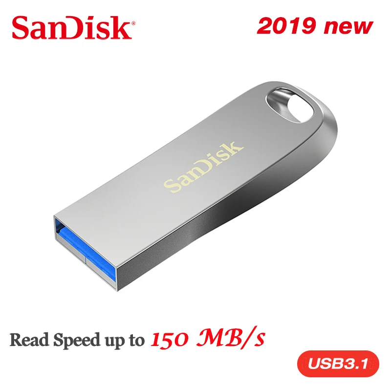 Флеш-накопитель sandisk, ультра роскошный, полностью металлический корпус, usb флеш-накопитель, 32 ГБ, флеш-накопитель, 16 ГБ, USB флеш-накопитель, 128 ГБ, карта памяти, USB 3,1, 64 ГБ
