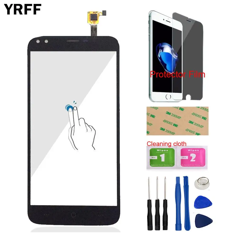 

YRFF 5,5 ''мобильный телефон с сенсорным стеклом Для Doogee X30, дигитайзер сенсорного экрана, панель, инструменты, Бесплатная защитная пленка, клей
