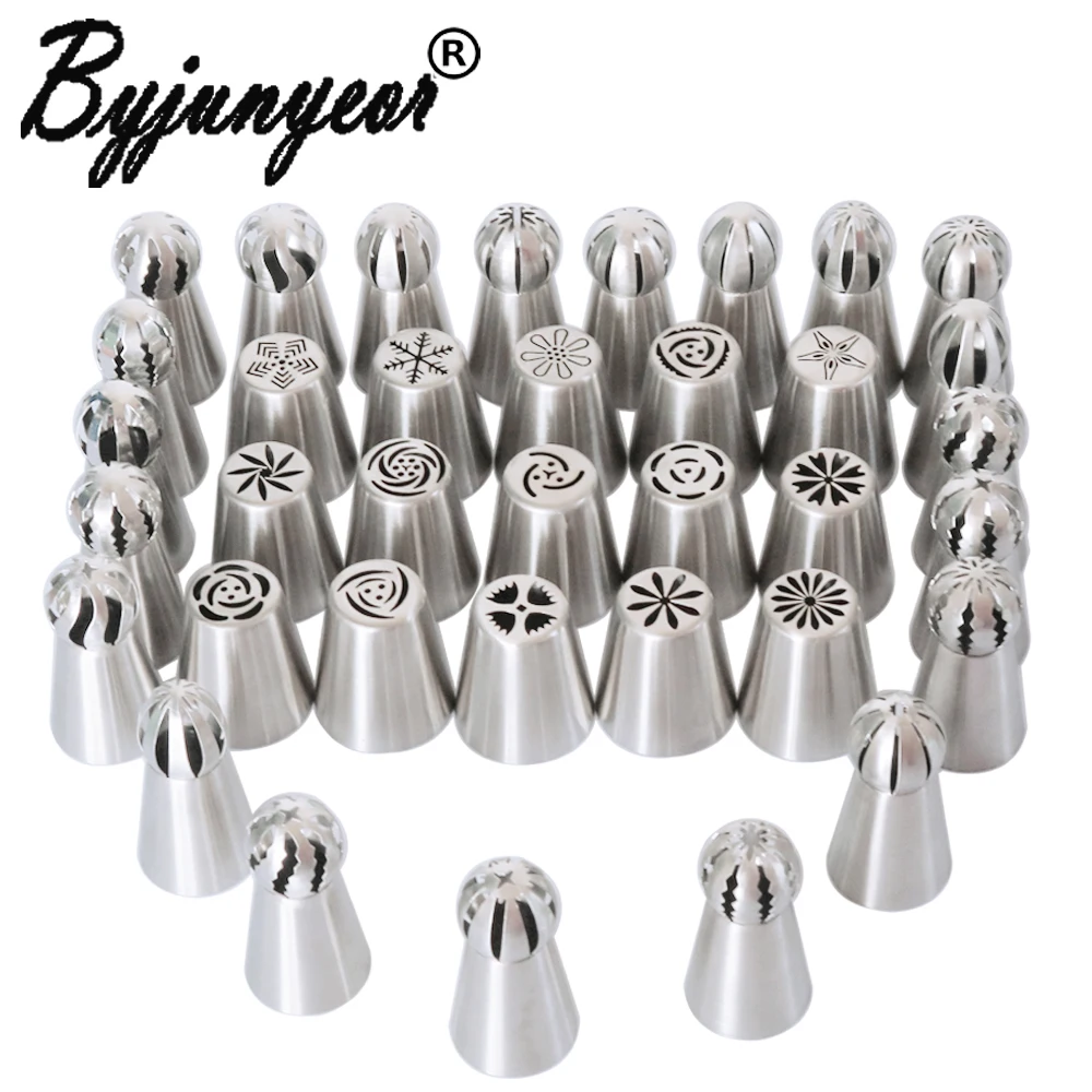 36 шт. Кондитерские насадки для глазировки капкейка русские форсунки тюльпана