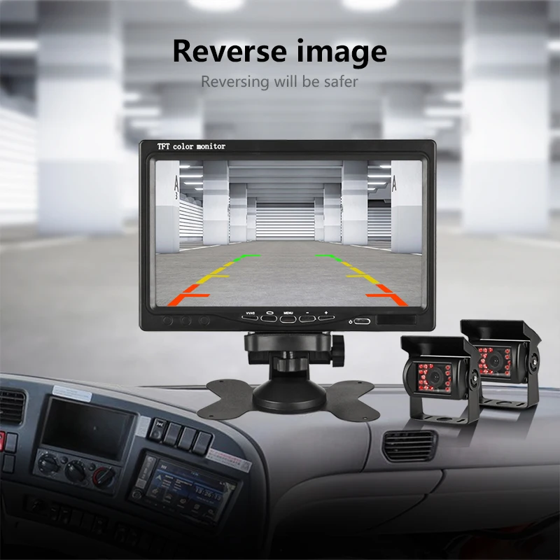 Vtopek 7 ''автомобильный монитор HD Автомобильный экран 2 сплит PAL NTSC видео вход