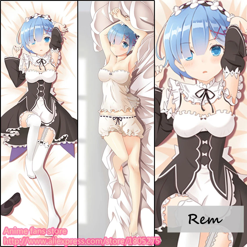 Аниме Re:Zero kara Hajimeru Isekai Seikatsu Rem Милая горничная японская фотообложка декоративная