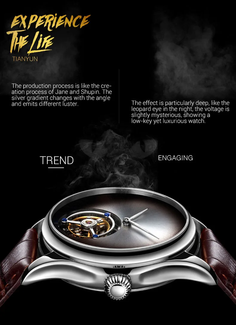 Мужские Tourbillon часы от ведущего бренда, роскошные часы с сапфировым кристаллом и циферблатом, оригинальные Tourbillon Мужские механические часы с полым механизмом, мужские часы