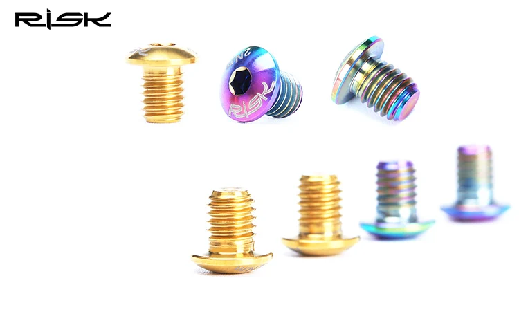 RISK titanium Mtb велосипед Гидравлический тормозной цилиндр болты для SHIMANO XT M8000 ручка велосипедного тормоза Аксессуары для велосипеда 3 цвета