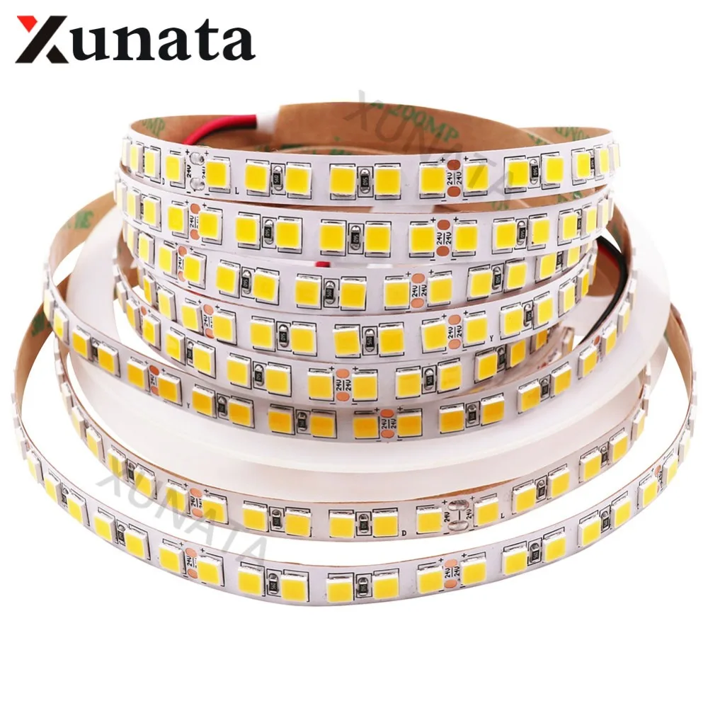 

5m SMD 5054 LED Strip DC 12V 24V Flexible LED Tape Light 120Leds/m Waterproof Led Ribbon Led Stripe white/warm white luces led