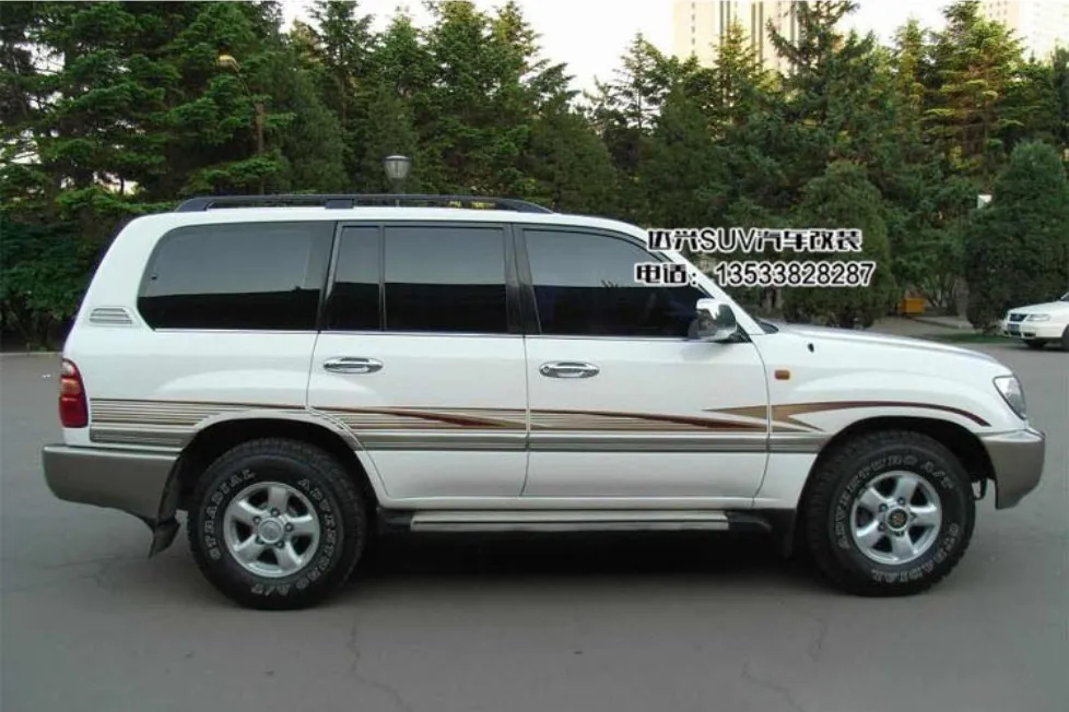 Для Toyota Land Cruiser 100 1998-2007 ходовые панели, боковая ступенька, педали Nerf, высокое качество, аксессуары для модификации автомобиля