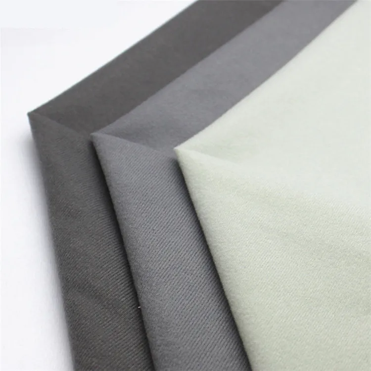 grey 3Pcs Однотонная полиэфирная флисовая ткань с ворсом, бархатная вязка для лоскутного шитья, плюшевая фетровая ткань, сделай сам, игрушечная ткань - Цвет: grey 3Pcs