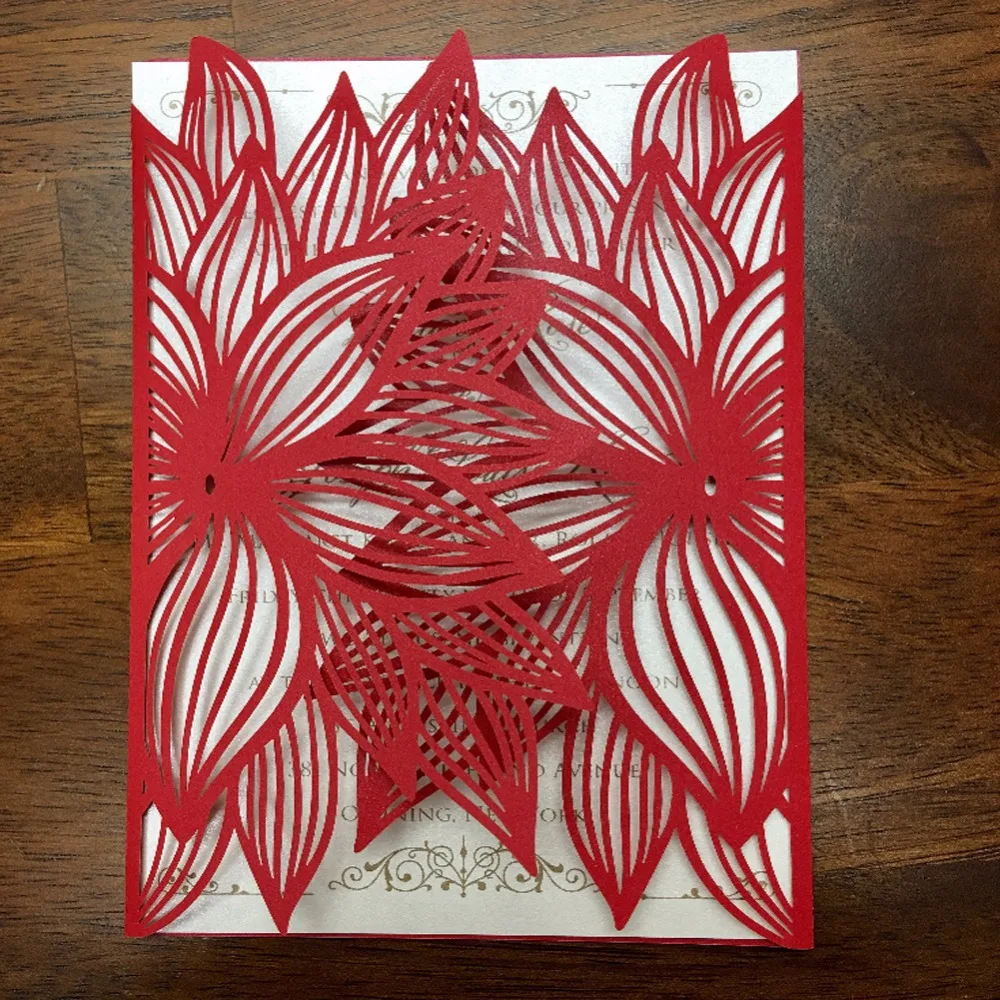 Новое поступление лидер продаж элегантные китайские красные цветы