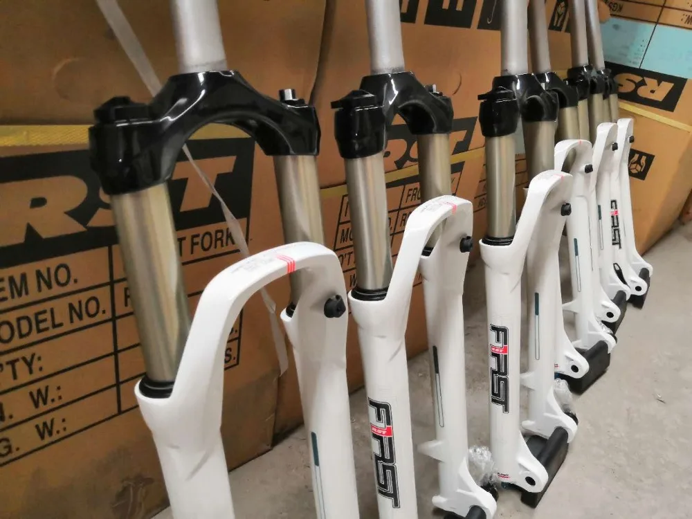RST первый воздух MTB вилка rl100мм амортизатор дисковый тормоз Велосипедная вилка 27," Путешествия 100 мм прямая труба ствол вала