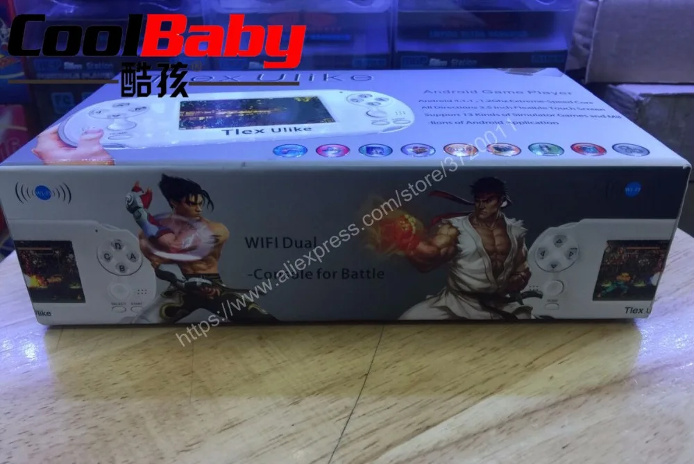 CoolBaby Tlex Ulike Android портативная игровая консоль с 4 Гб оперативной памяти+ Bluetooth Вай-Фай HDMI видео Поддержка MP4 MP5 проигрыватель Android