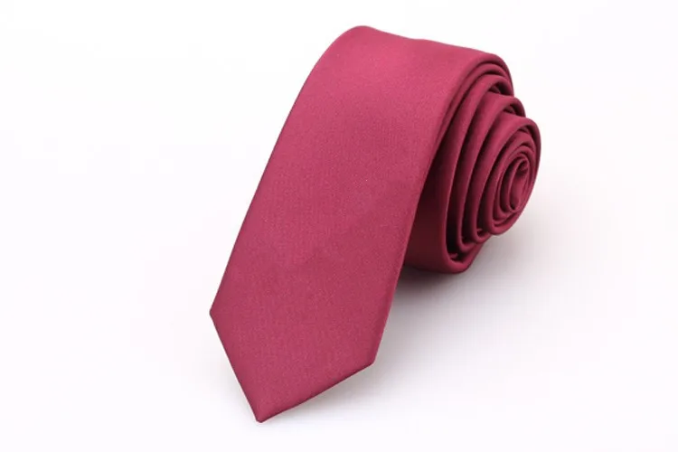 2019 новые мужские аксессуары Япония и Южная Корея сплошной цвет узкий галстук