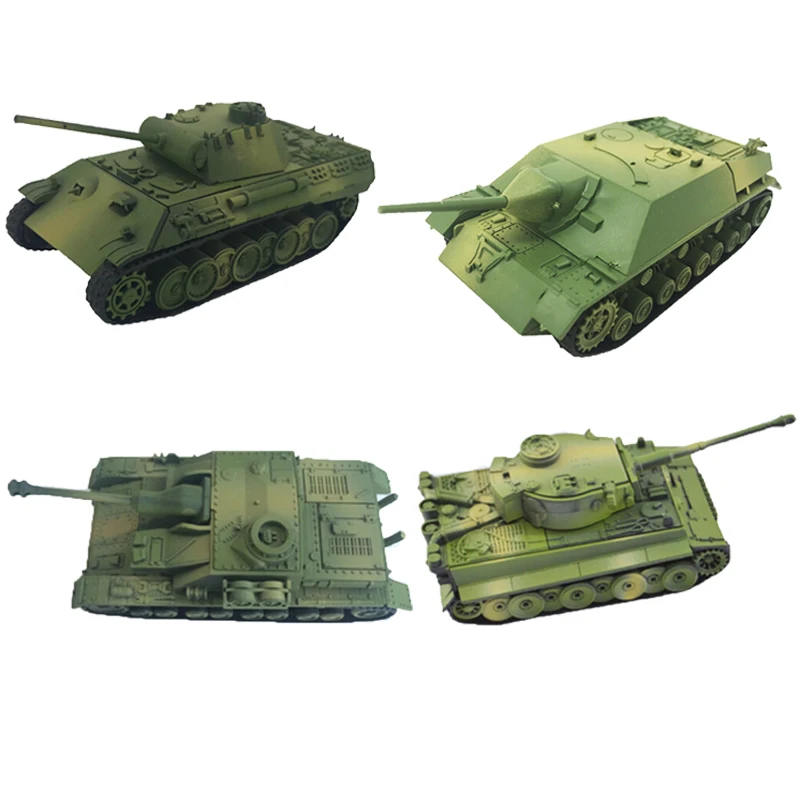 Модель тигра DIY Танк для сборки 1/72 комплект игрушка подарок Немецкий солдат