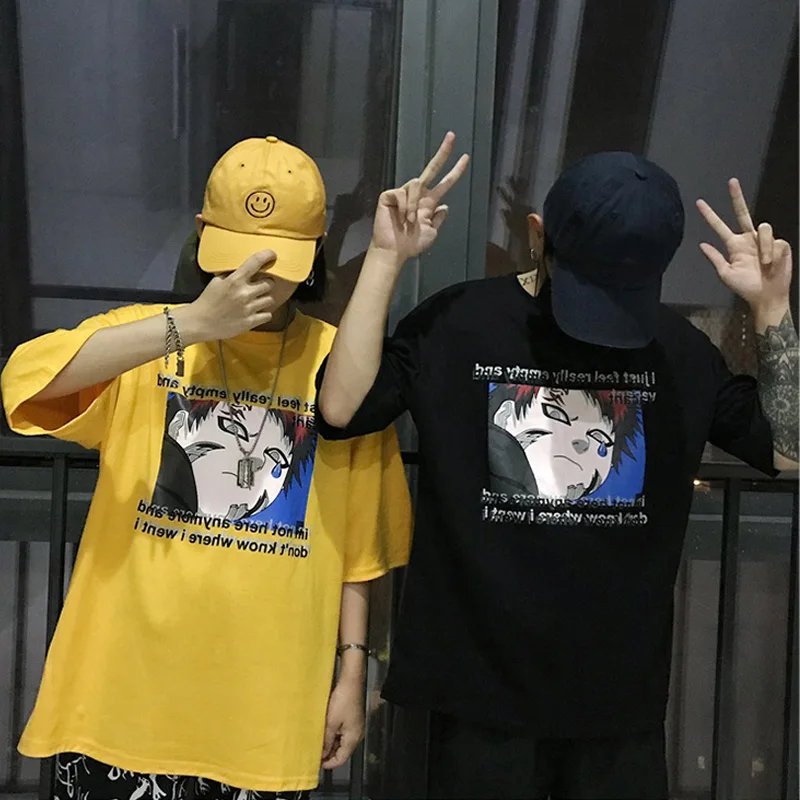 Harajuku футболки женская летняя одежда шикарная Ulzzang трендовая полосатая большая футболка с коротким рукавом Свободная Студенческая футболка